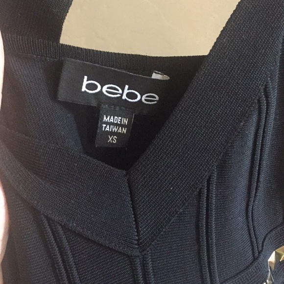 Bebe XS Black Night Out Dress - Picture 4 of 5